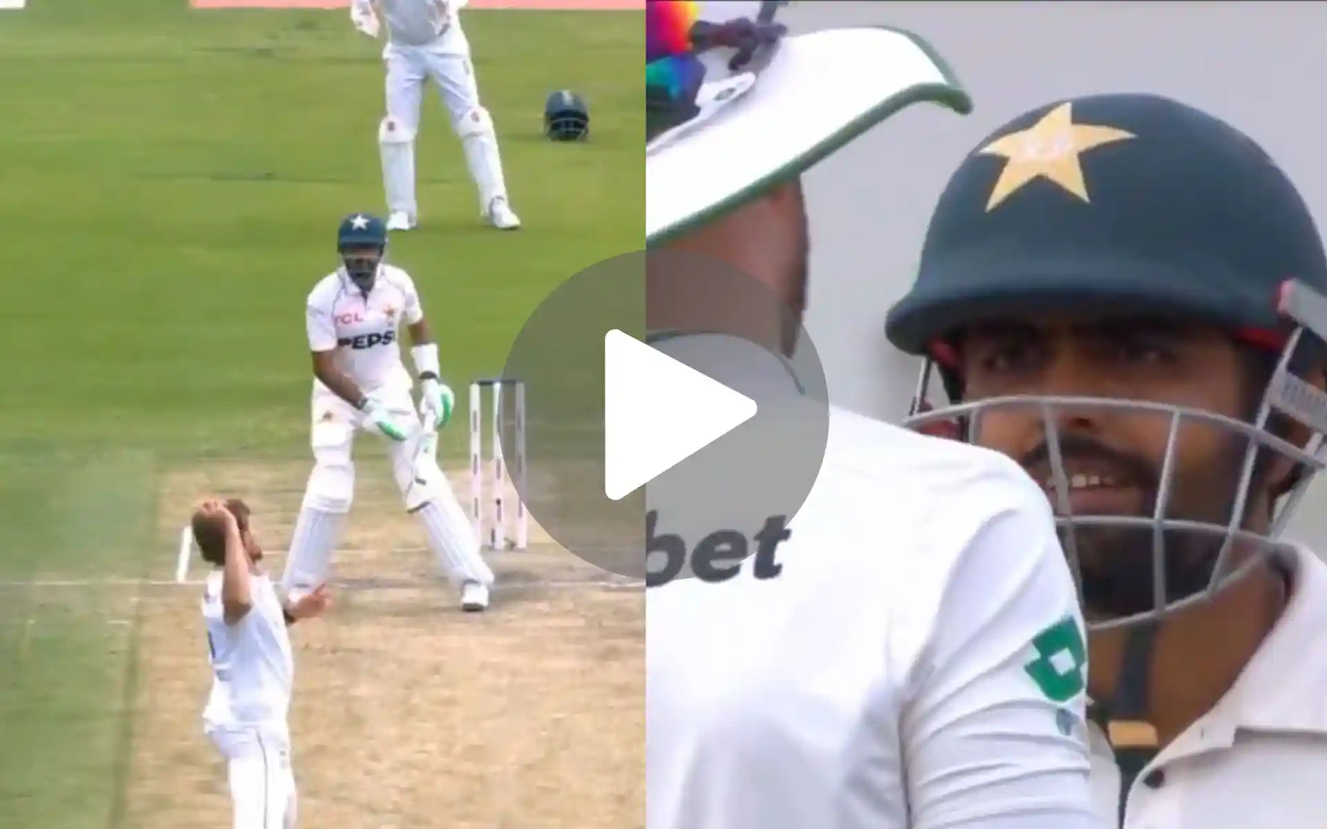 [Watch] Babar Azam Loses Cool; Fights With Mulder As SA Bowler Hits Him With Ball